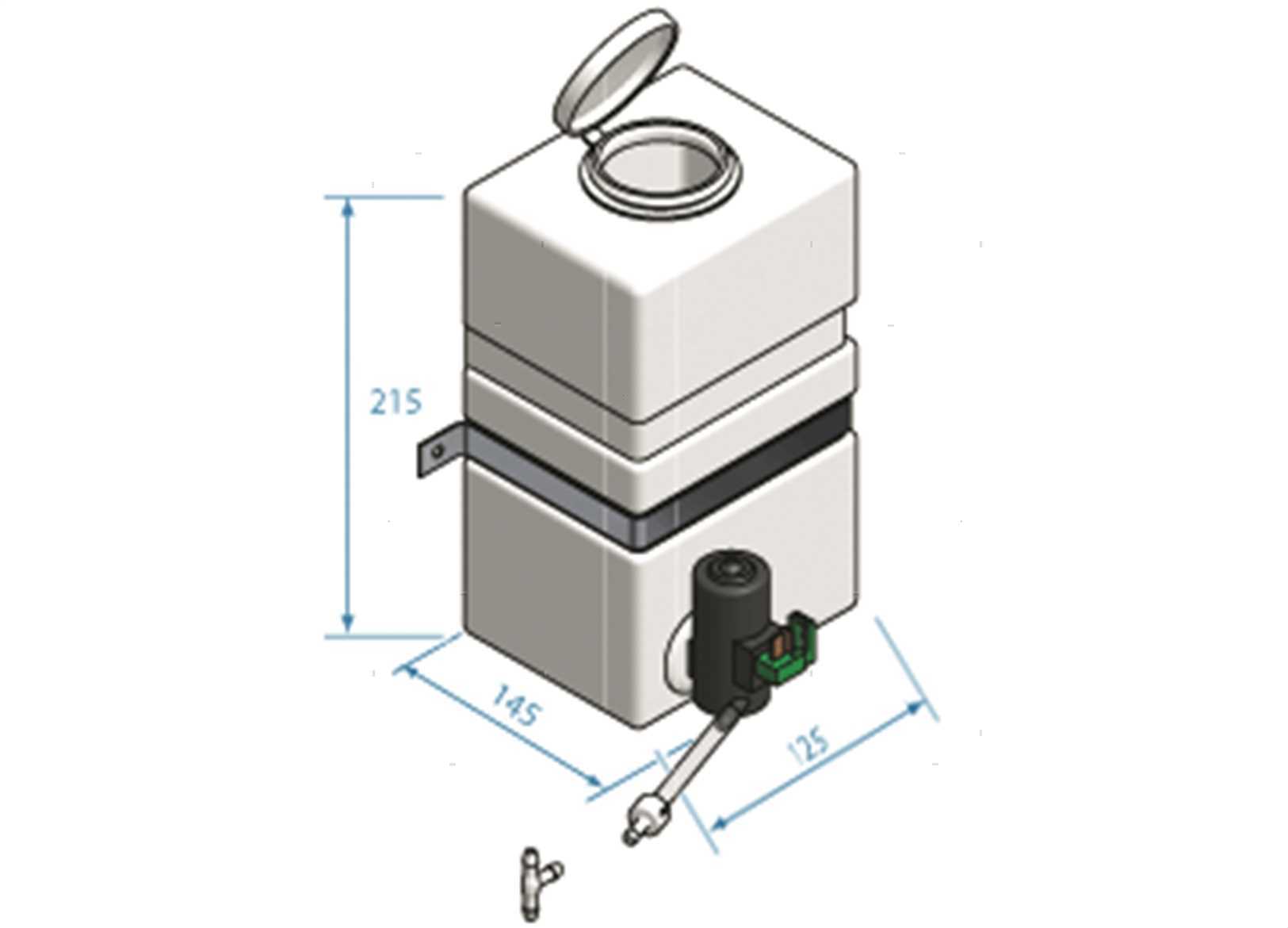 SERBATOIO LAVAVETRI ROCA 2.5L 12V (2)