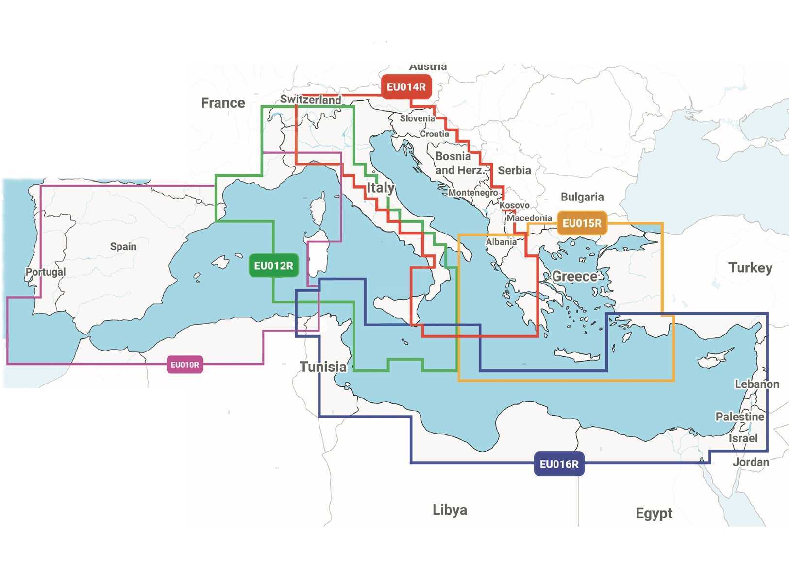 CHART NAVIONICS+ NAEU014R