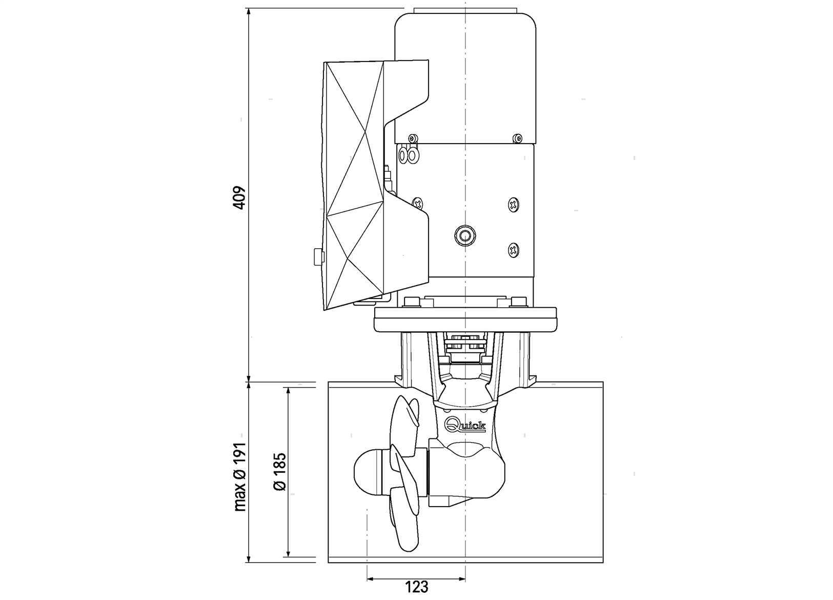 BOW PROPELLER QUICK BTQ185-95 24V (13)