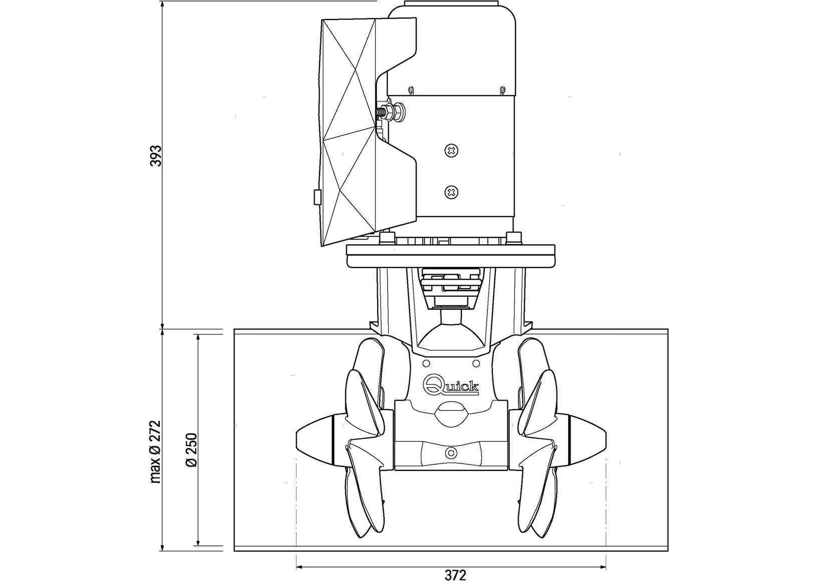 BOW PROPELLER QUICK BTQ250-240 24V (9)