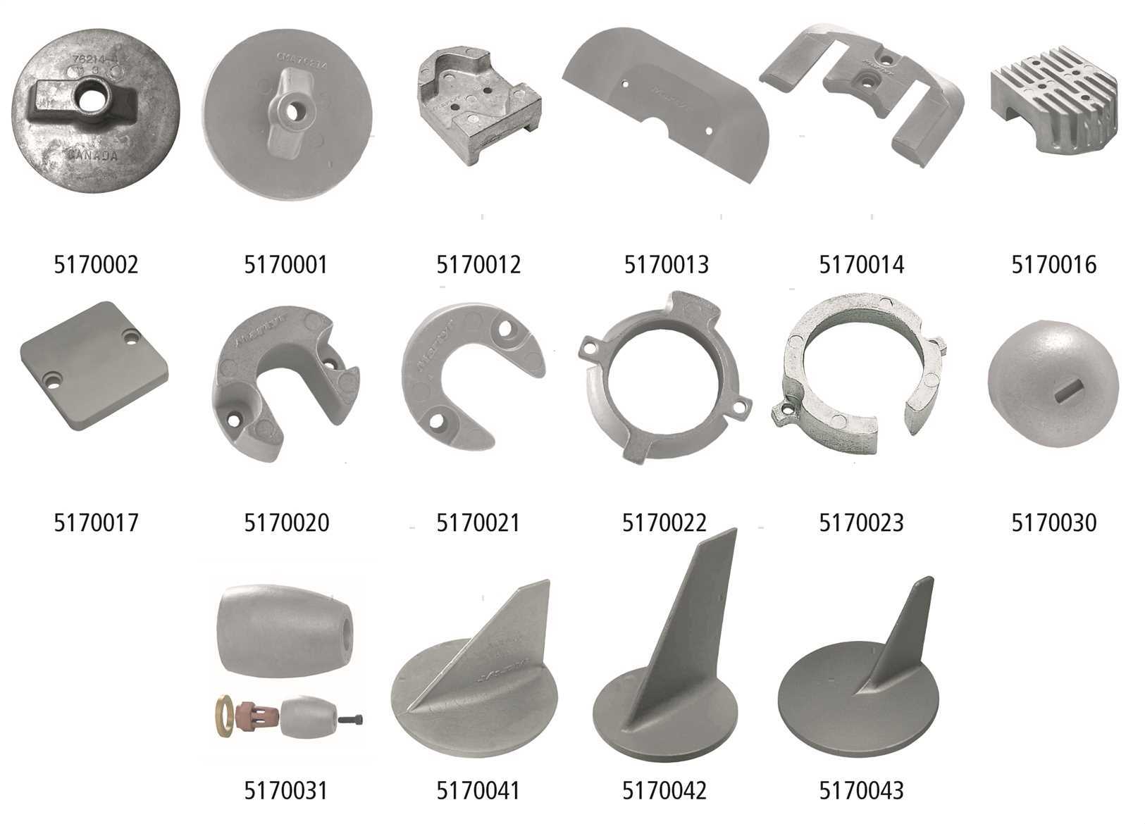 ANODO PIASTRA MERCURY BRAVO I-II-III AL