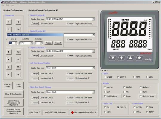 CruzPro MaxRp110, Ripetitore NMEA C\SW