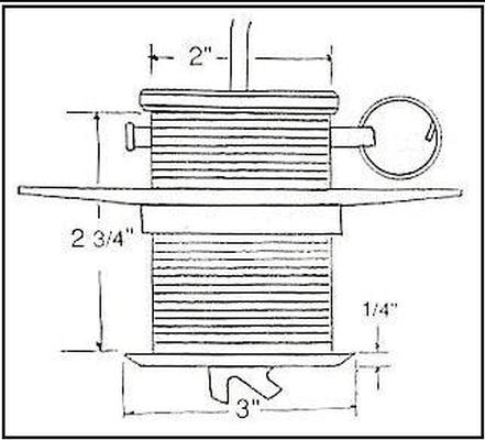 CruzPro SLT60 Speed Log - Trasduttore Passante