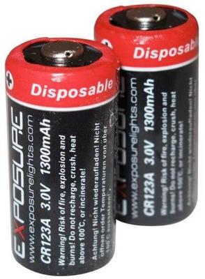 Exposure Batteria CR123 non Ricaricabile 