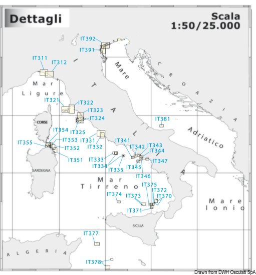 Carta Navimap IT323-IT324